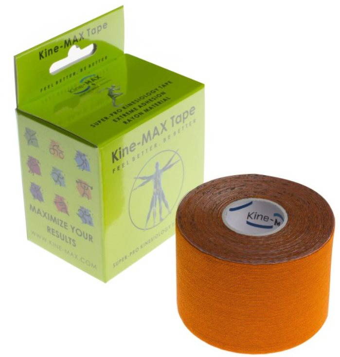 Kine-MAX SuperPro Rayon kinesiology tape oranžová Tejp
