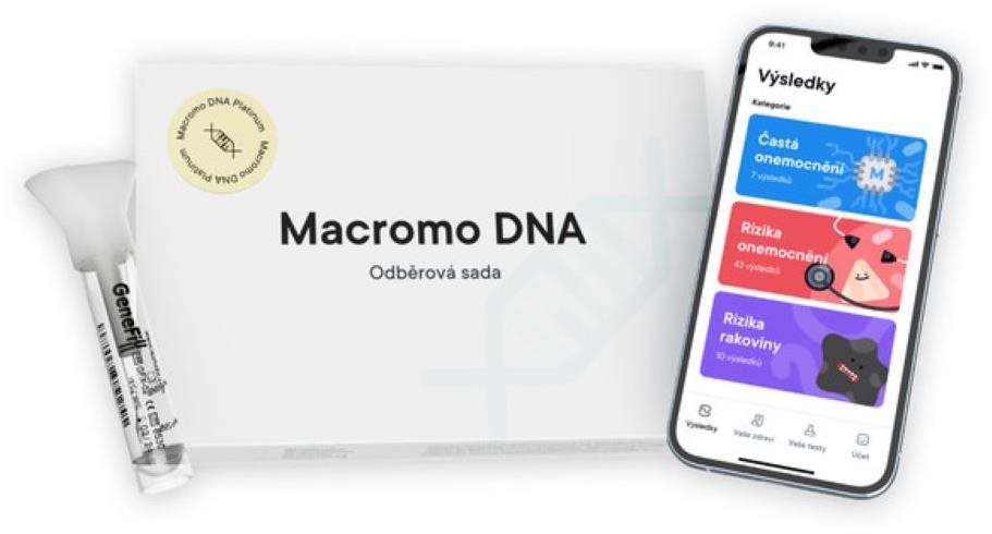 Macromo DNA Platinum — celogénomové sekvenovanie Domáci test