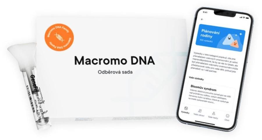 Macromo DNA Family – analýza genetických rizík pre rodičov Domáci...