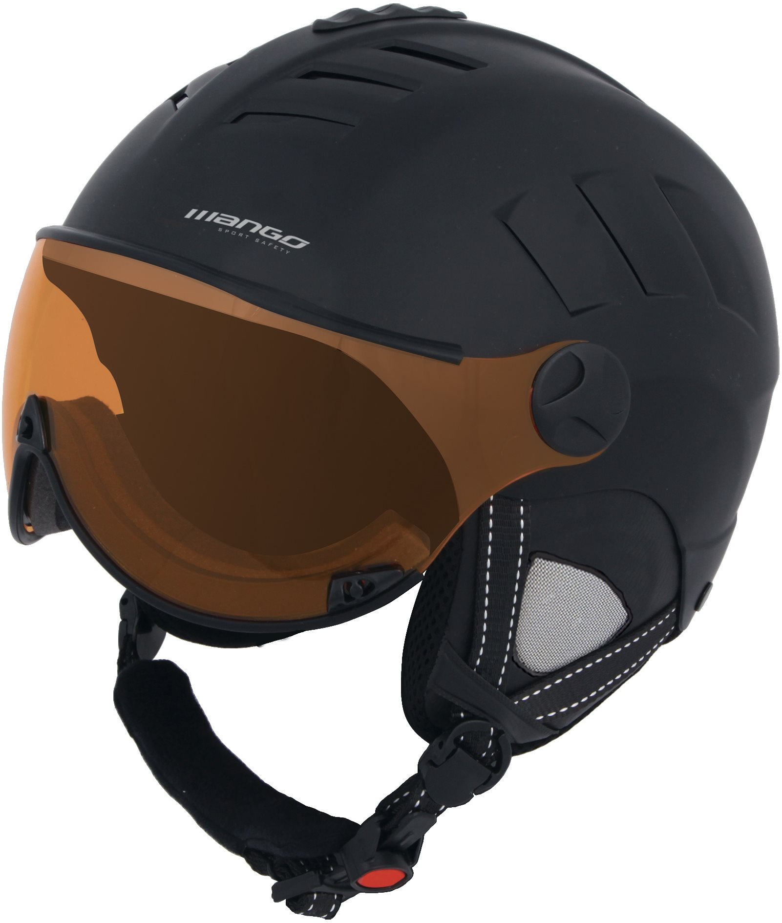 Mango Volcano PRO čierna mat 56 – 58 cm Lyžiarska prilba