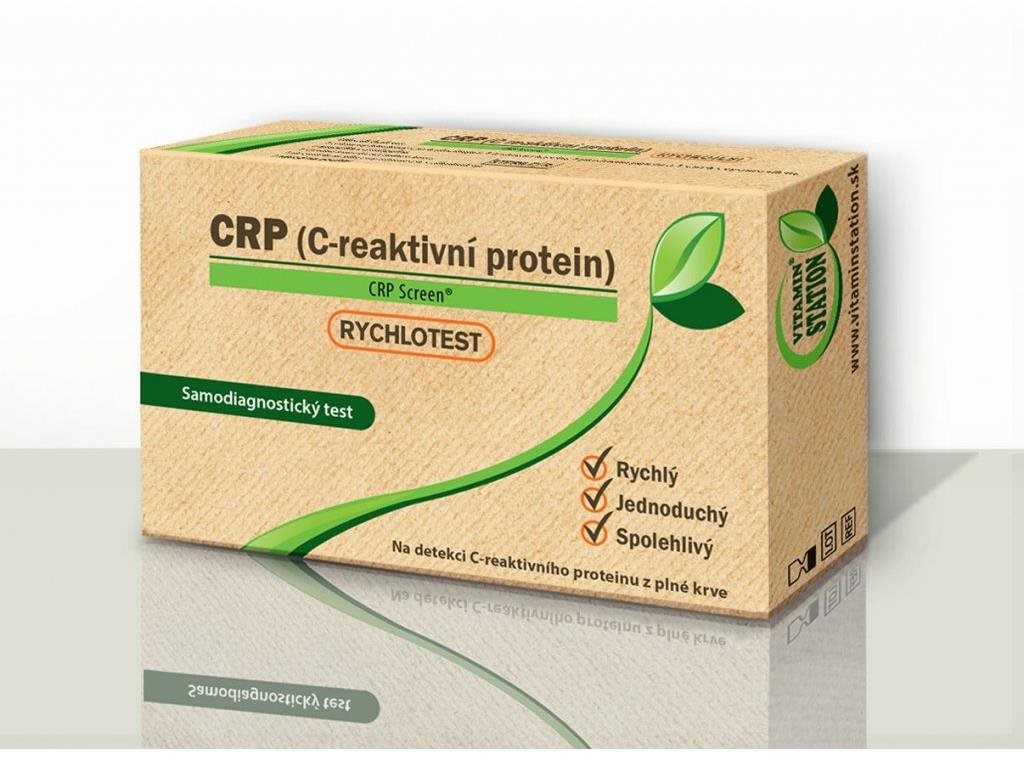 VITAMIN STATION Rýchlotest CRP (C-reaktívny proteín) Domáci test