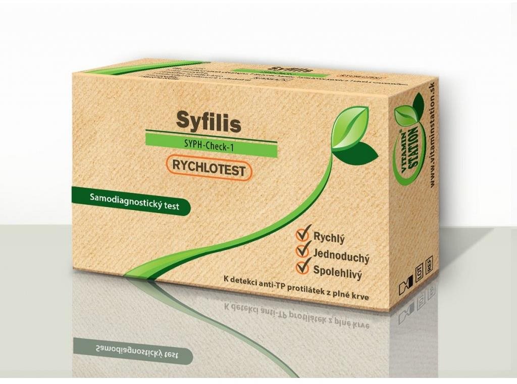 VITAMIN STATION Rýchlotest Syfilis Domáci test