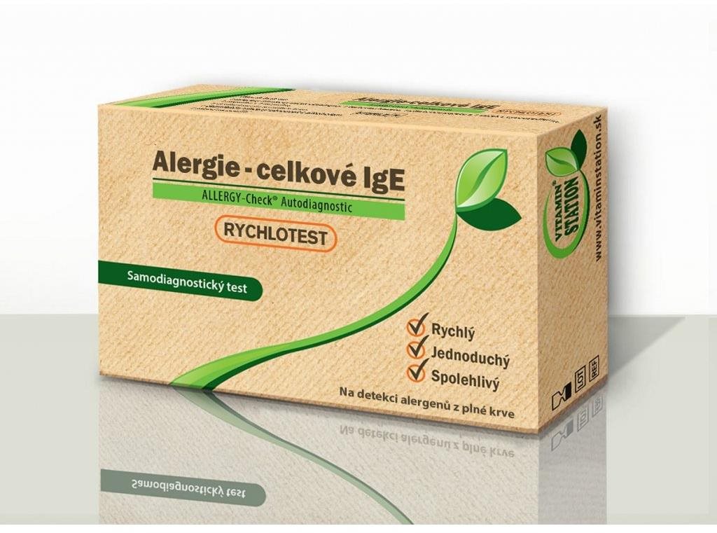 VITAMIN STATION Rýchlotest Alergie – celkové IgE Domáci test