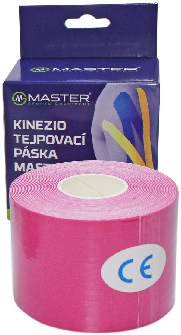 Master Kinezio tejpovací páska 5 cm × 5 m, růžová Tejp