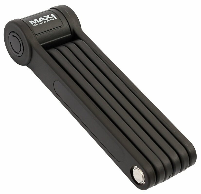 MAX1 Bull 850 mm – Skladací zámok, čierny Zámok na bicykel