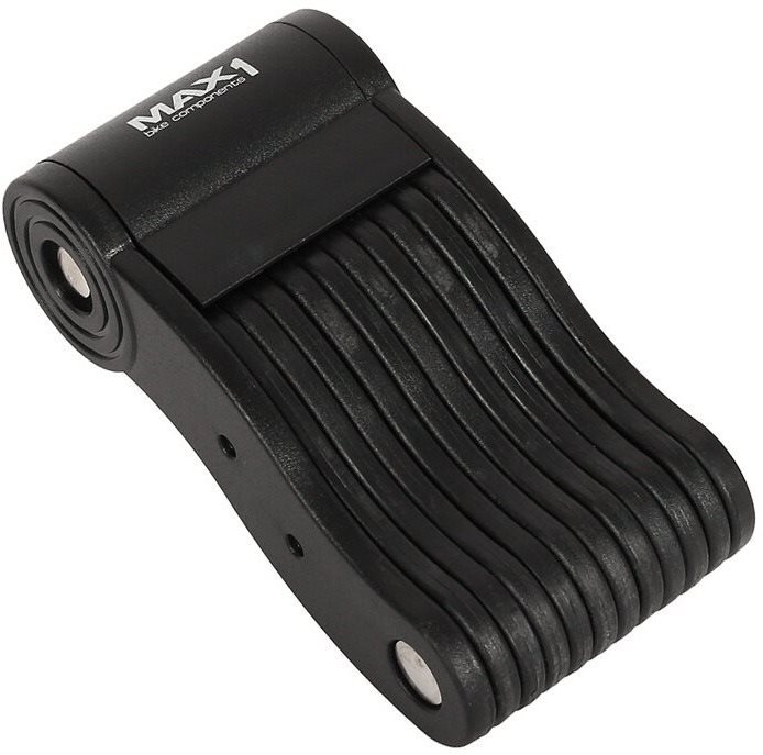 MAX1 Force 680 mm – Skladací zámok, čierny Zámok na bicykel