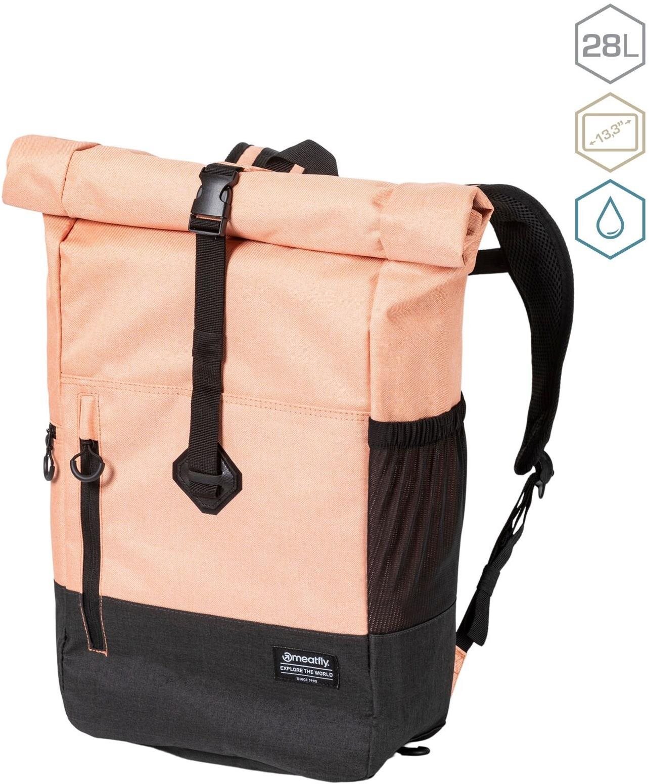 Meatfly Holler Peach 28 l Školský batoh