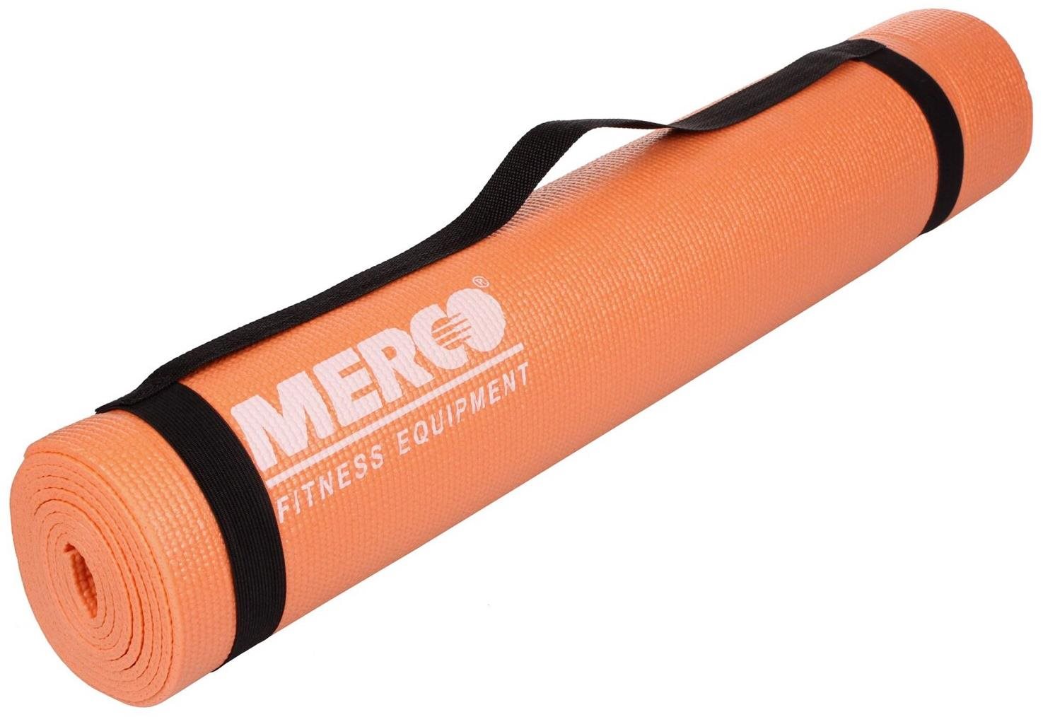 MERCO Multipack 2 ks Yoga PVC 4 Mat oranžová Podložka na cvičení