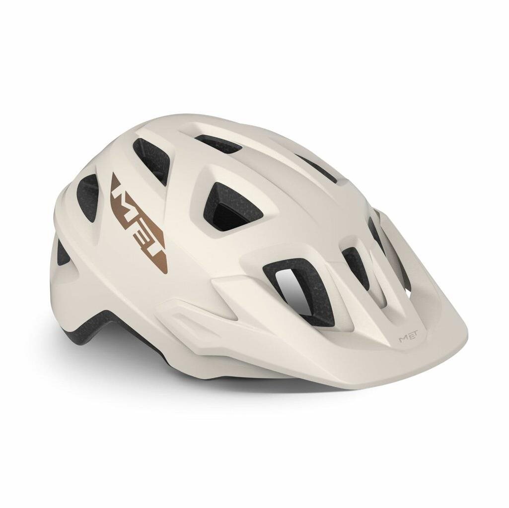 MET přilba ECHO off-white bronze matná S/M Helma na kolo