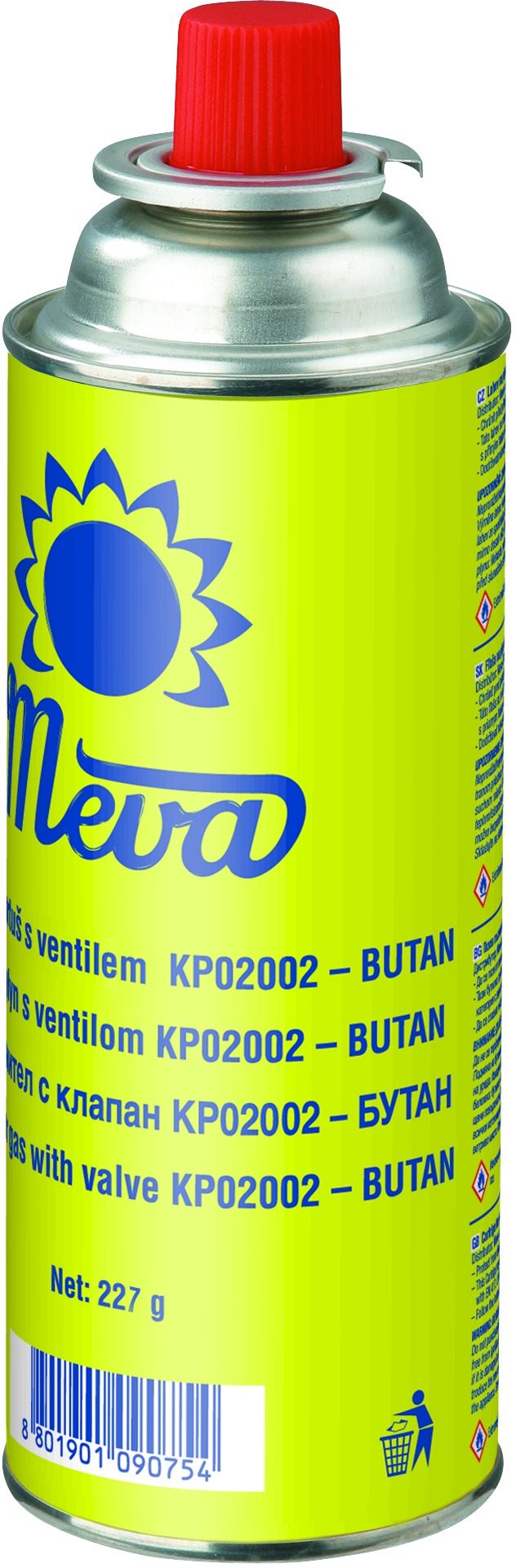 Meva Ventil 227 g Kartuša