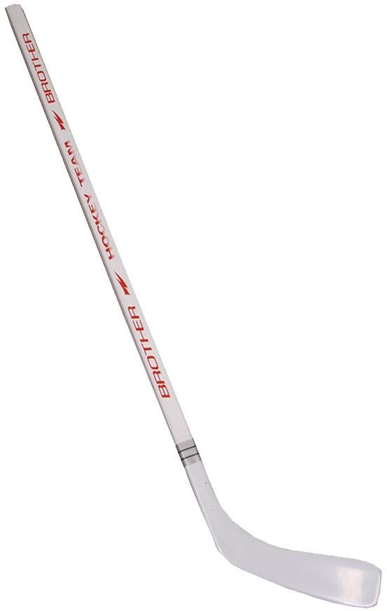 Bohemia Hokejka plastová s dyhou 147 cm – pravá, biela Hokejka