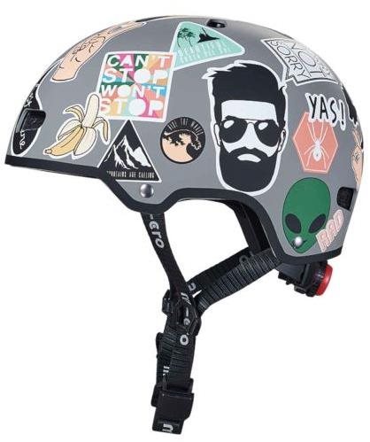 Micro LED Sticker veľ. M (54 – 58 cm) Prilba na bicykel