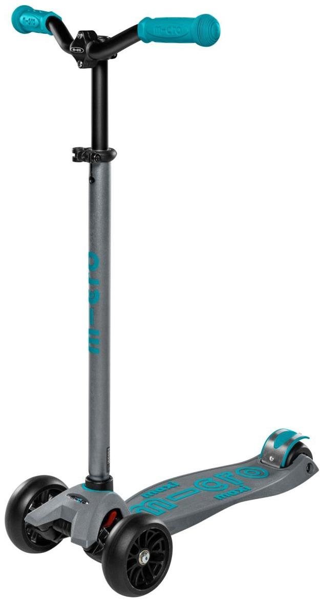 Maxi Micro Deluxe Pro grey-aqua Detská kolobežka