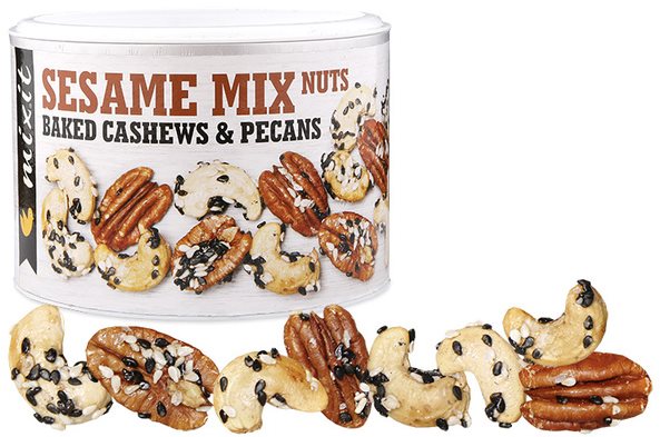 Mixit Oříšky z pece - sezam a růžová sůl 150g Ořechy