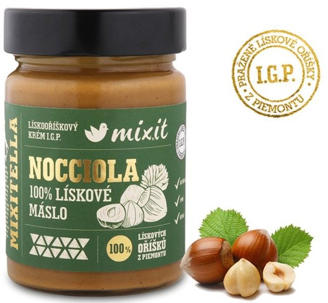Mixitella Premium – Lieskový oriešok z Piemontu Orechový krém