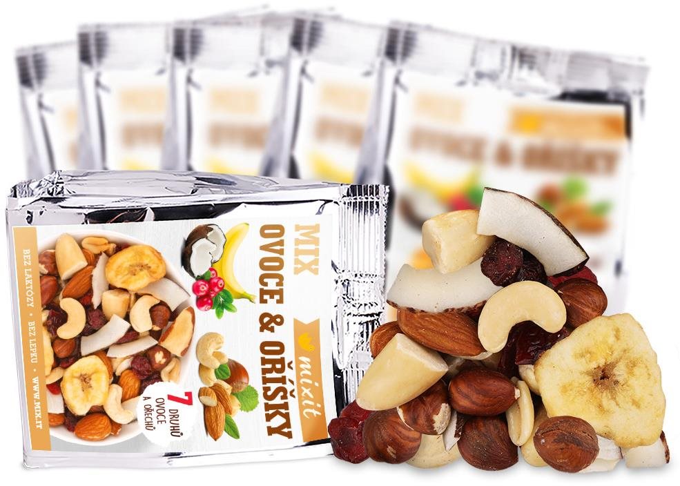 Mixit Mix oříšků a ovoce do kapsy 96g Ořechy