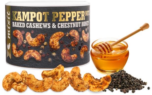 Mixit Oriešky z pece – kampotské korenie a med 160 g Orechy
