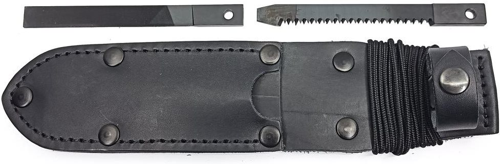 Mikov Uton 362-OG-4 Black Leather vrátane príslušenstva Puzdro na nôž