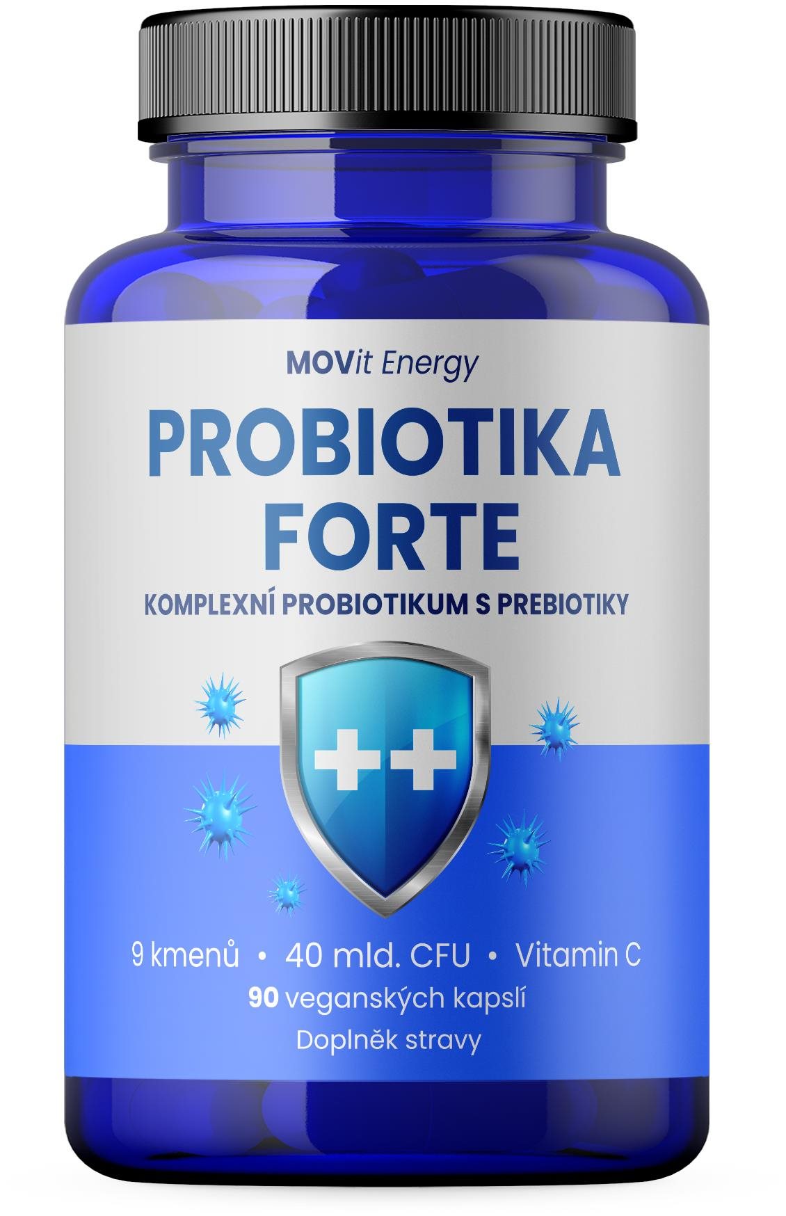 MOVit Probiotiká Forte 90 vegánskych kapsúl Probiotiká