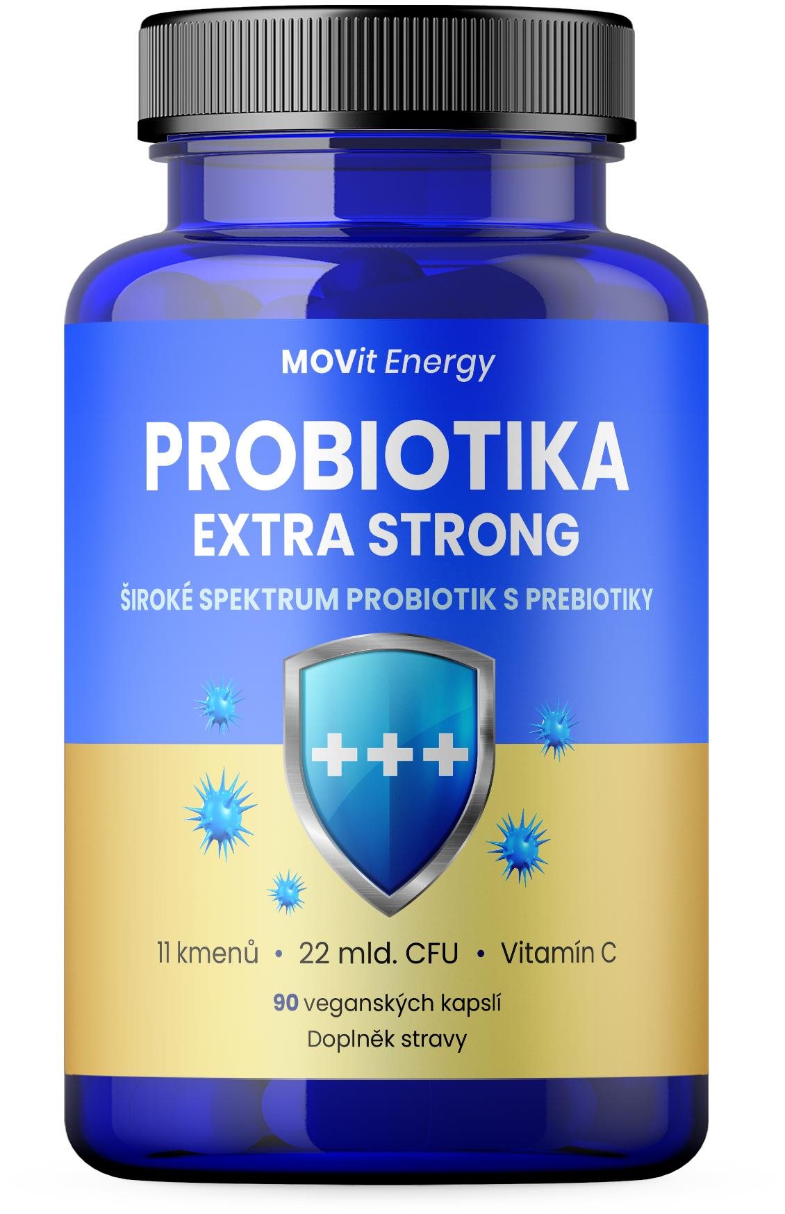 MOVit Probiotiká Extra Strong, 90 kapsúl Probiotiká