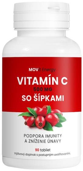 Vitamín C 500 mg so šípkami 90 tbl. Vitamín C