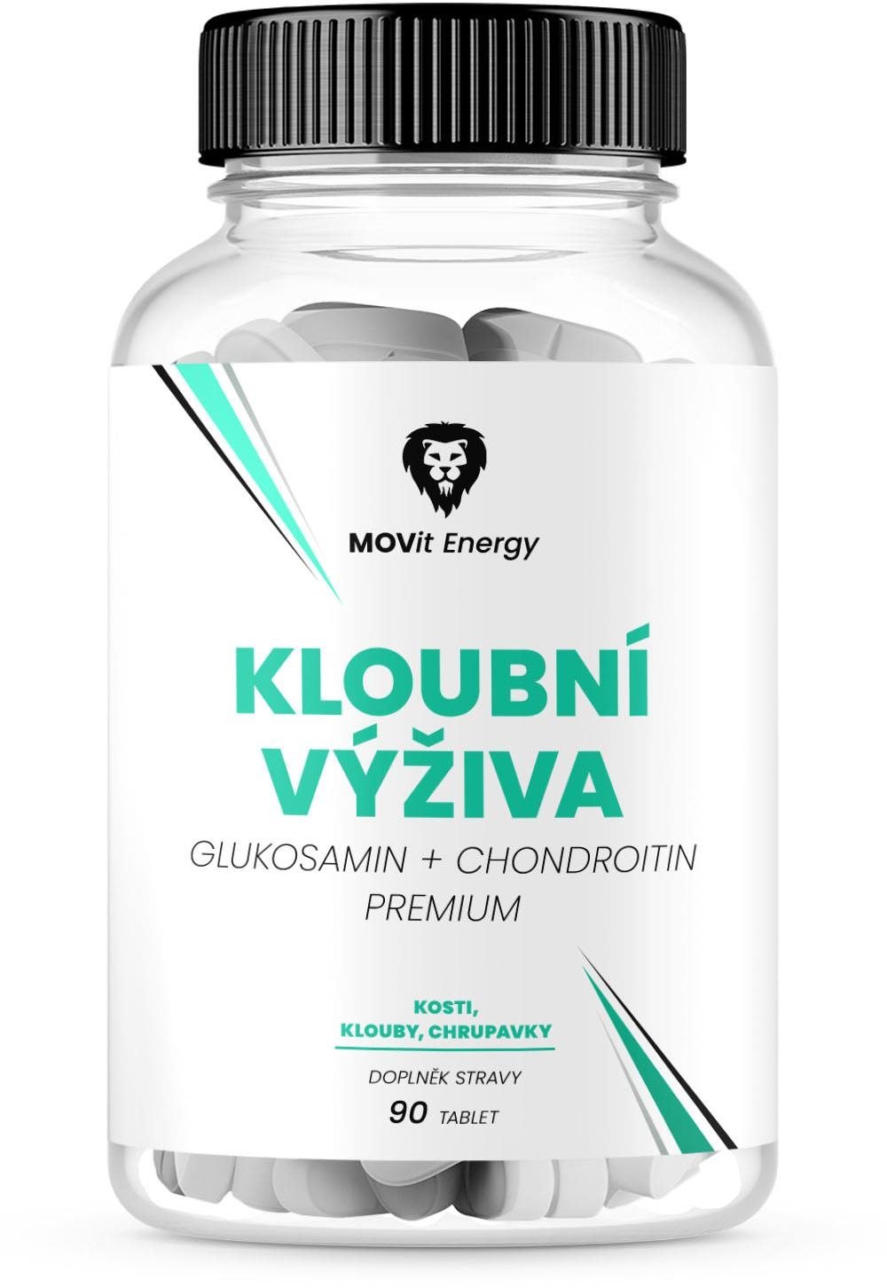 MOVit Kĺbová výživa Glukozamín + Chondrotín Premium, 90 tabliet...