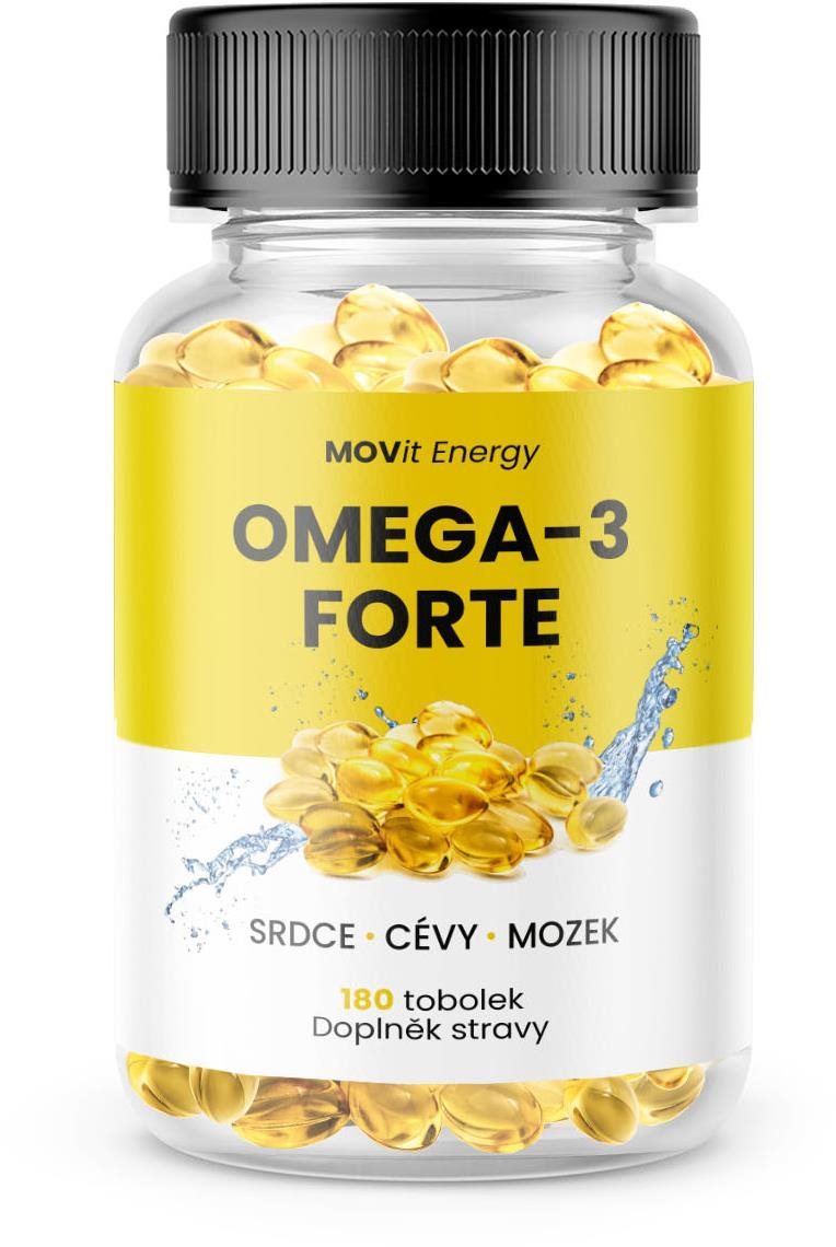 MOVit OMEGA-3 FORTE, 180 toboliek Omega-3