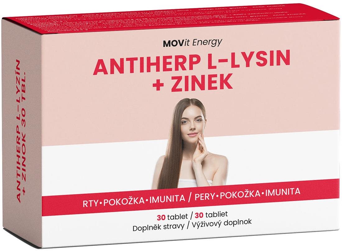 MOVit AntiHerp L-Lysin + Zinok 30 tablet Doplnok stravy