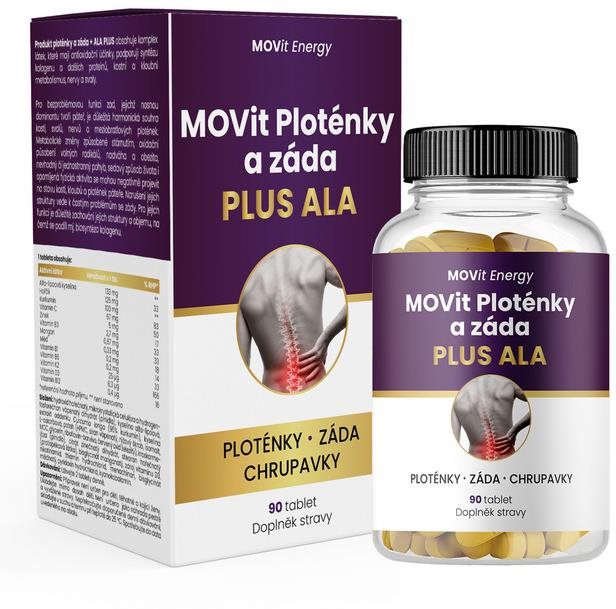 MOVit Platničky a chrbát Plus ALA, 90 tablet Doplnok stravy