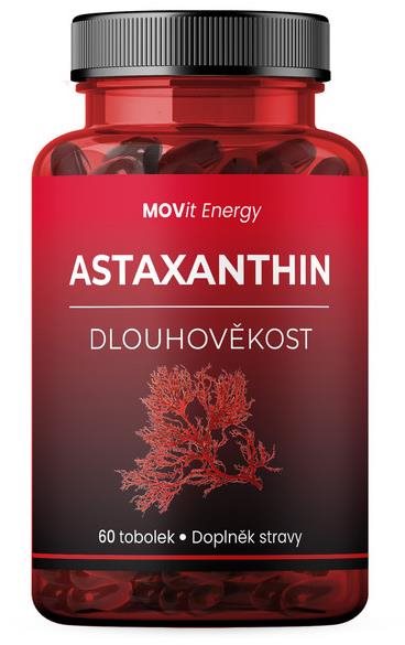 MOVit Energy Astaxanthin 8 mg Dlouhověkost, 60 tobolek Antioxidant