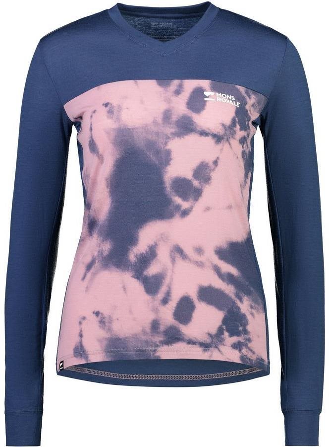 Mons Royale Redwood Enduro VLS Denim Tie Dye, vel. L Cyklodres