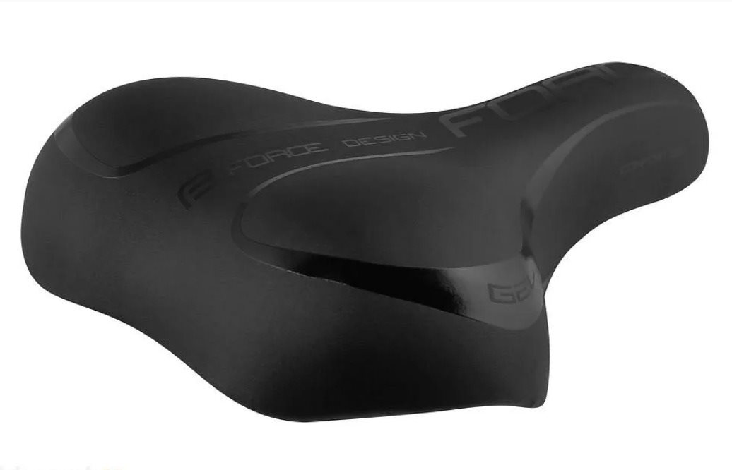 Force sedlo Comfort Gel Lady turistické, čierne Sedlo