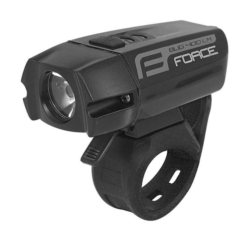 Force BUG-400 USB čierne Svetlo na bicykel