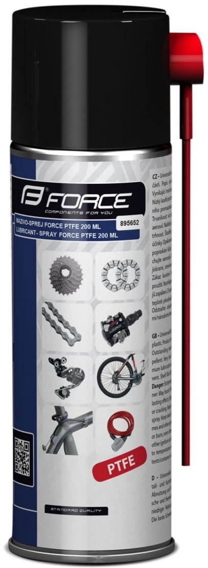 Force mazivo-sprej PTFE 200 ml Olej na reťaz
