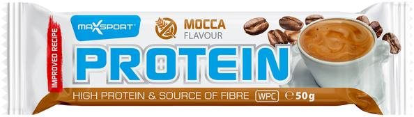 MaxSport proteín GF 50 g, mocca Proteínová tyčinka