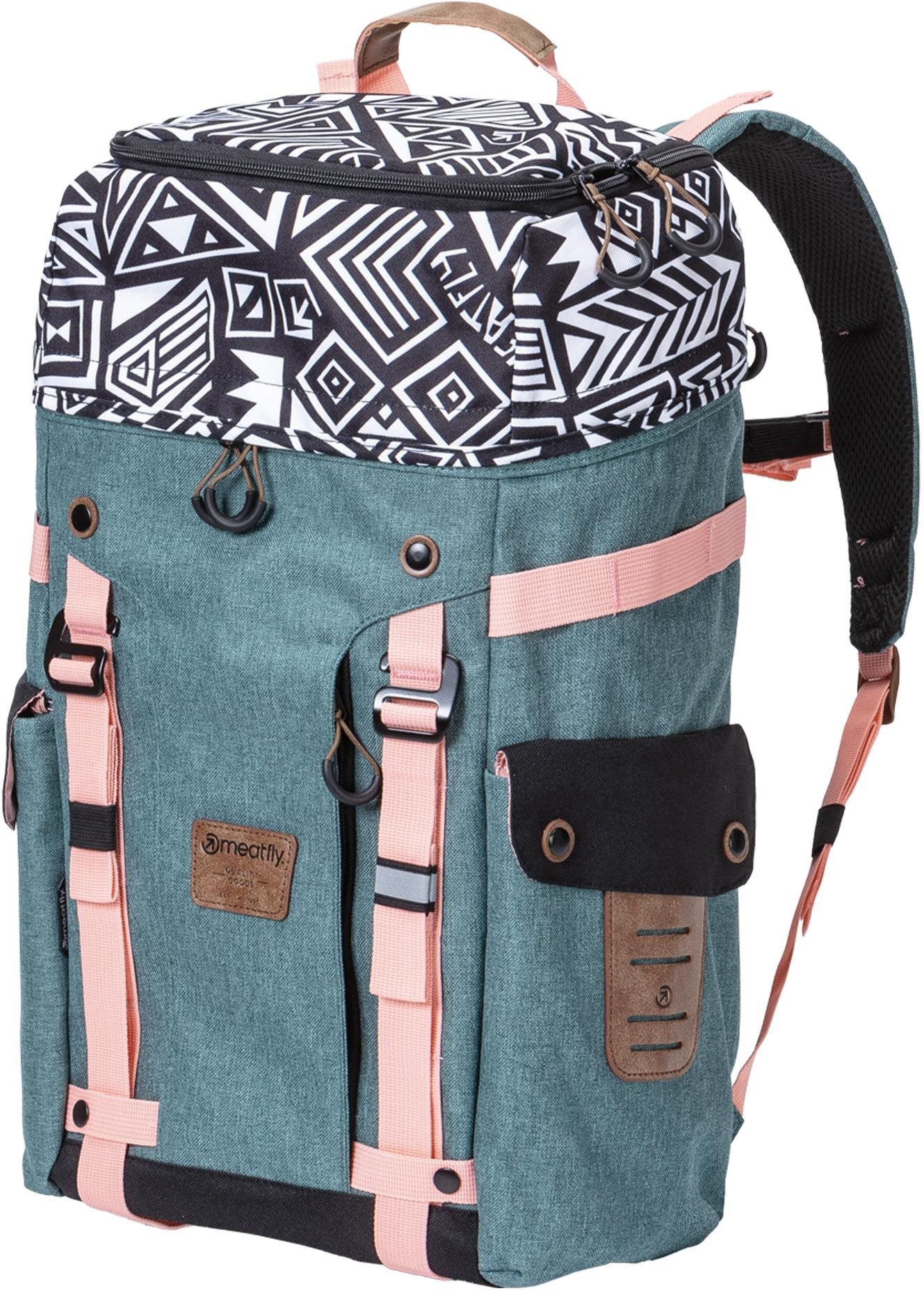 Meatfly Scintilla Backpack Dancing White/Heather Moss Mestský batoh