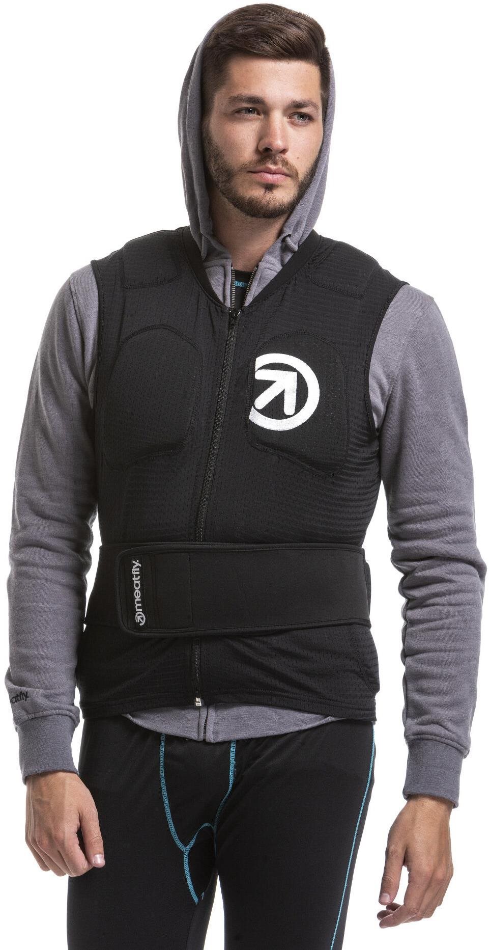 Meatfly Gearboy G Form, Black/Blue, S Chránič chrbtice