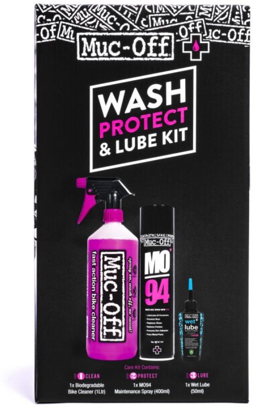 Muc-Off Wash Protect and Lube KIT WET Súprava na čistenie