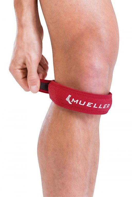 Mueller Jumper's Knee Strap Red červená Bandáž na koleno