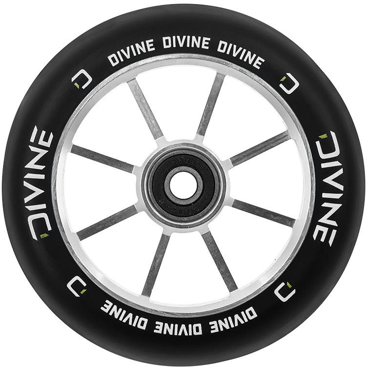 Divine Koliesko Divine Spoked 110 mm strieborné Kolieska