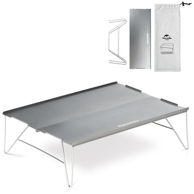 Naturehike ultralight sivý skladací stolík mini 460 g Stôl