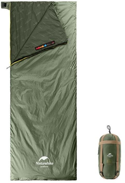 Naturehike zelený mini ultralight LW180 spací vak veľkosť M Spací vak