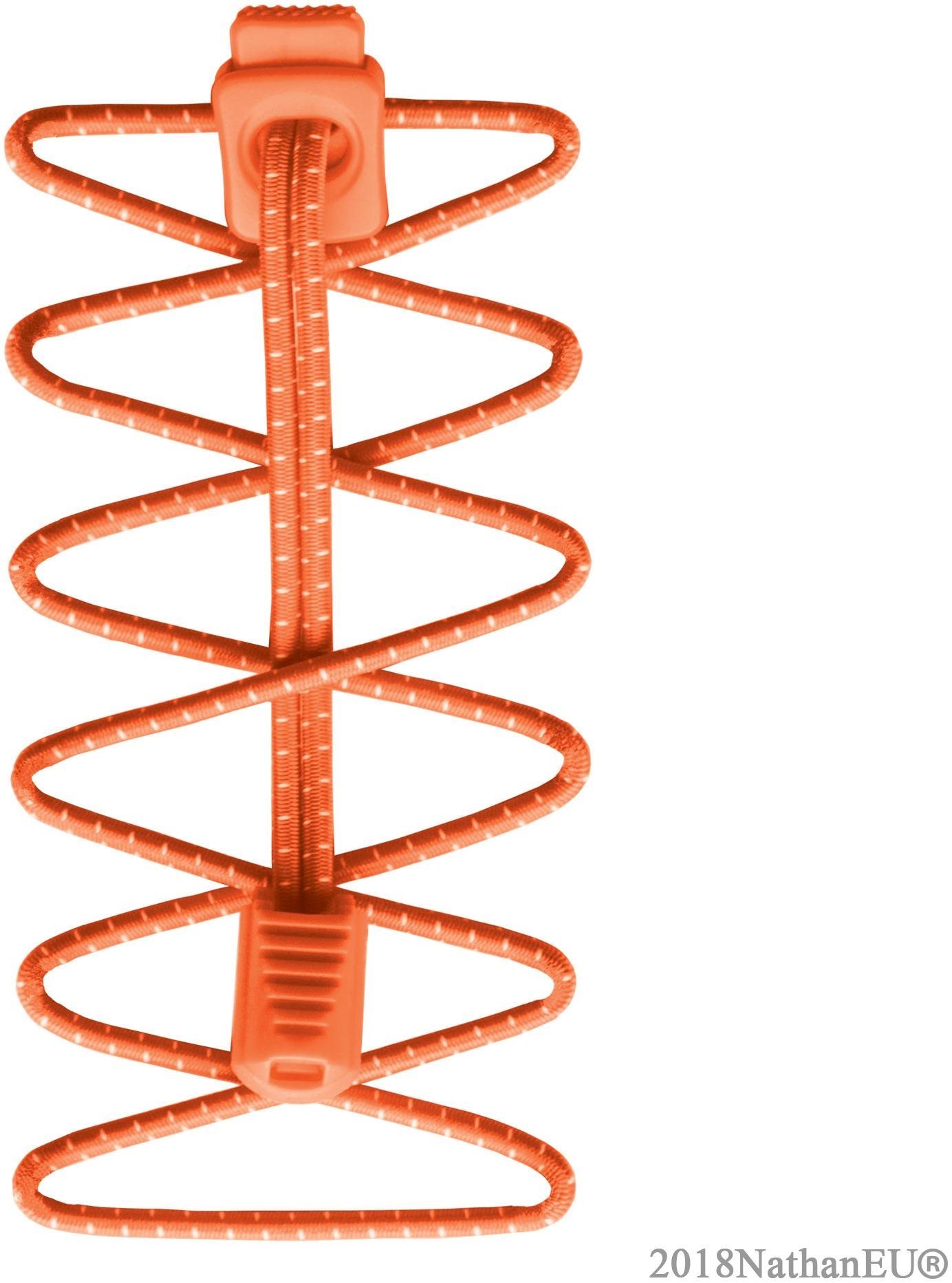 Nathan Run Laces oranžové 118 cm Šnúrky