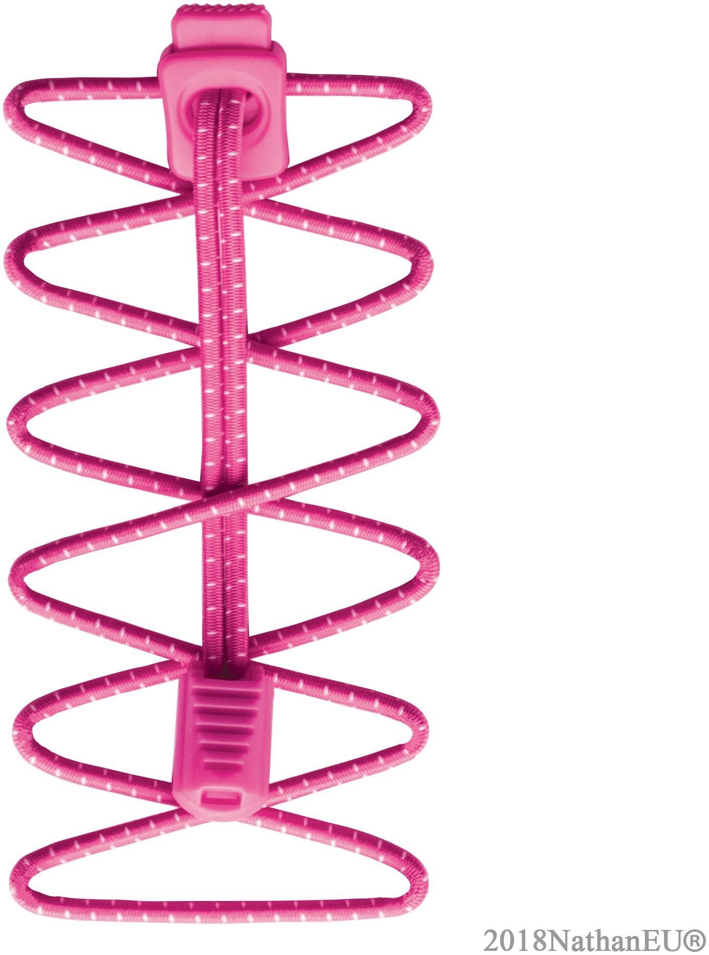Nathan Run Laces ružové 118 cm Šnúrky