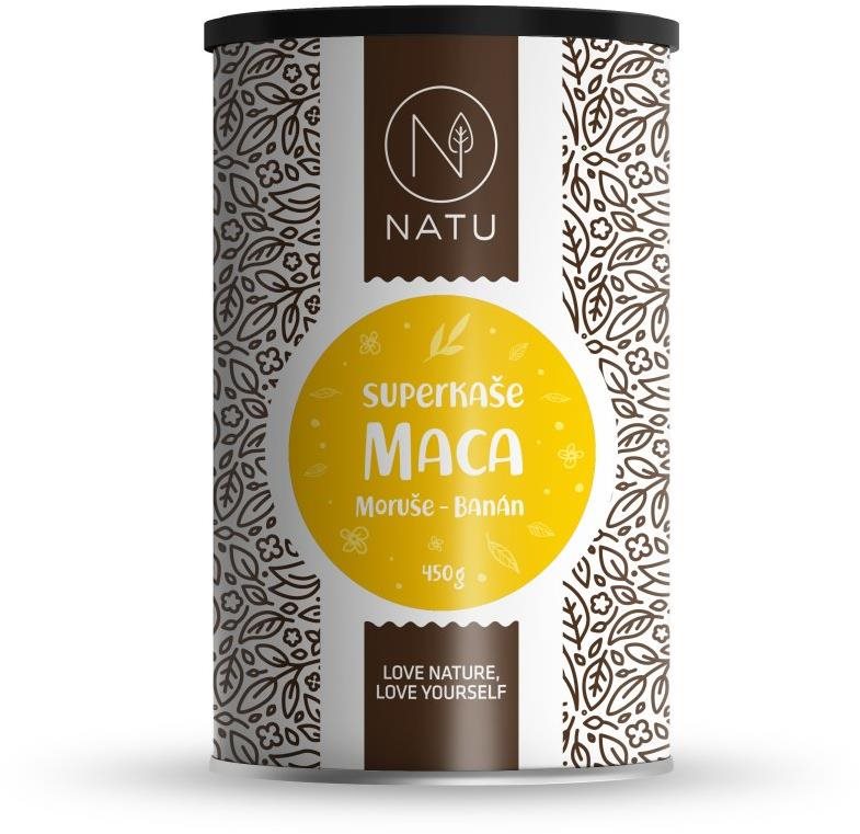 NATU Superkaše MACA s moruší a banánem 450 g Ovesná kaše