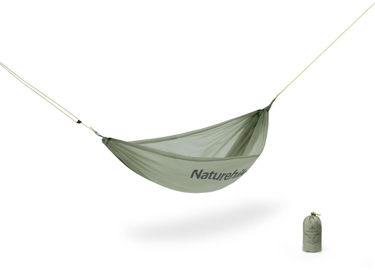 Naturehike MINI hamaka na vybavení 140g - zelená Hamaka