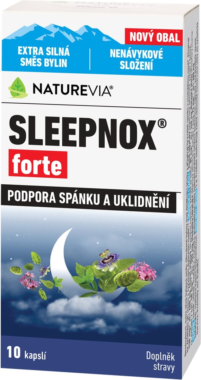 NatureVia Sleepnox forte cps.10 Doplněk stravy