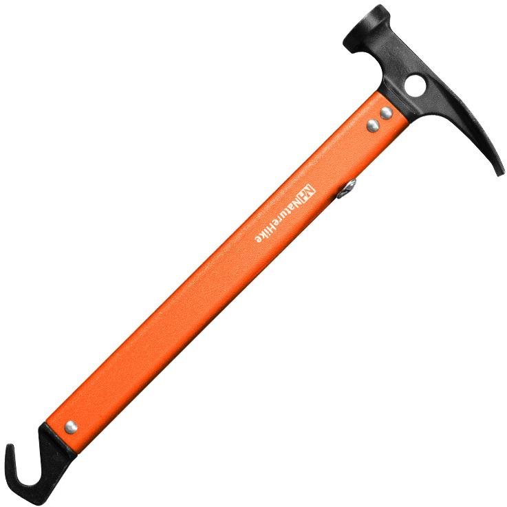 Naturehike Multifunkčné kladivo 374 g – oranžové Multitool