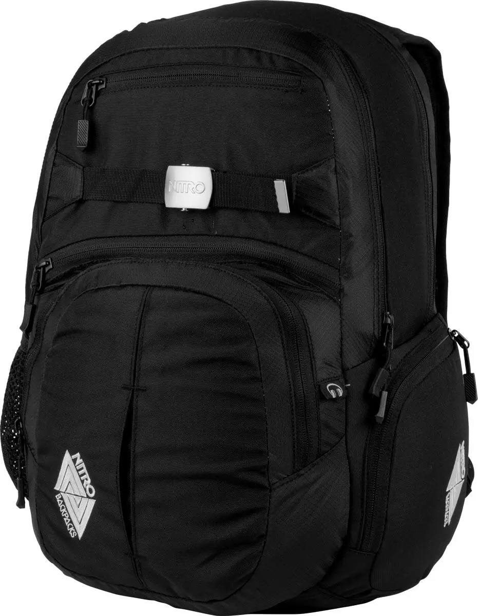 Nitro Hero True Black Mestský batoh