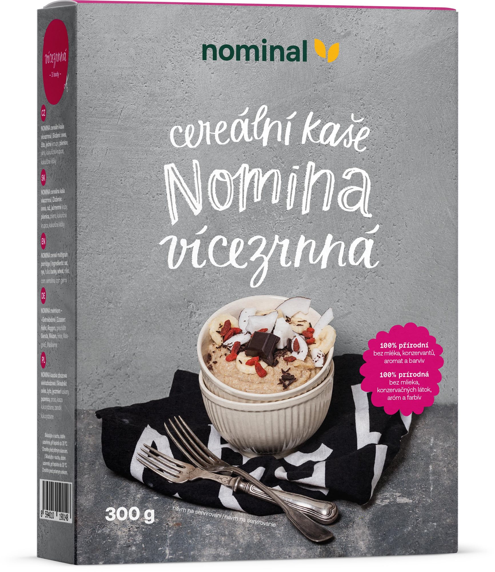 NOMINAL cereálna kaša Nomina viaczrnná 300 g Kaša